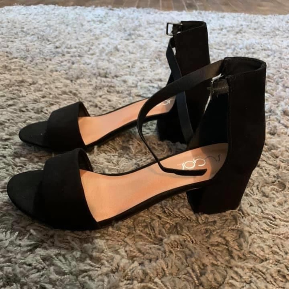 Black heels
